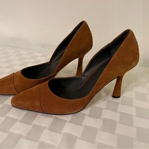 Franco Sarto Elegant Brown leather Women's Heels